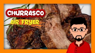 🔥 Tiempo de cocción de carne CHURRASCO en la Freidora de Aire 🥩 [upl. by Hubert]