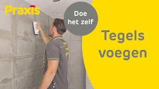 Tegels voegen  Zo voeg je zelf je tegels  Praxis [upl. by Aleakim]