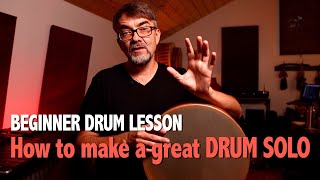 How to make a great Drum Solo  tips for beginners [upl. by Aihsem]