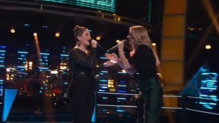 rizzi myers and presley tennant  whataya want from me by adam lambert  the voice battle rounds [upl. by Andrey851]