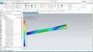 How to create a simple modal analysis SOL 103 Real Eigenvalues eigen frequencies [upl. by Alysia]