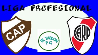 PLATENSE  RIVER PLATE EN VIVO LIGA PROFESIONAL [upl. by Hindu217]