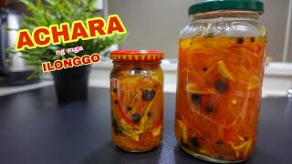 Achara Recipe Pickled Papaya ng mga Ilonggo [upl. by Yvor]