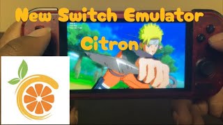 New Switch Emulator Citron gameplay on Retroid Pocket 4 pro [upl. by Elka]