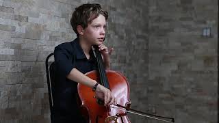 Jesse Krentz Age 9 Bach G major Prelude [upl. by Liz]