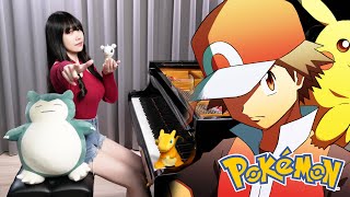 Pokémon「Trainer Red Theme」Rus Piano Cover  Pokémon Gold amp Silver Battle Theme [upl. by Fishman]