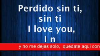 Karaoke Z  perdido sin ti  Ricky martin [upl. by Odin]