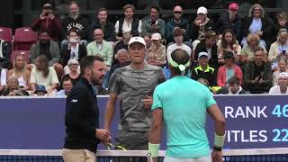 Rafael Nadal Intro vs Leo Borg Båstad 2024 [upl. by Eerahc]