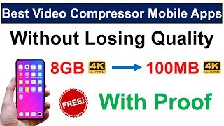 How To Reduce Video Size Without Losing Quality on Mobile  Best Video Compressor Apps For Android [upl. by Anizor656]