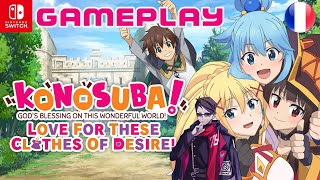 Gameplay Dub FR KonoSuba Gods Blessing on this Wonderful World Love For Nintendo Switch [upl. by Avert182]