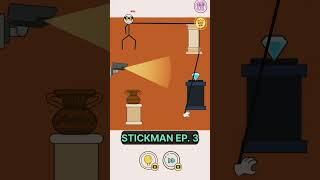 STICKMAN EP 1 WITH TRENDING SONG 🎵stickman amezing shorts shortsviral trending trendingsong [upl. by Anen869]