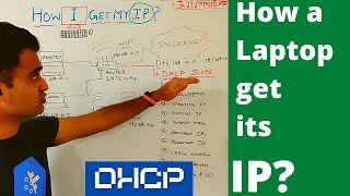 How a laptop get its IP  What is DHCP  How dhcp works Dynamic Host Configuration Protocol [upl. by Ifar]