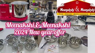 SALEM Meenakshiamp Meenakshi 2024 New Year offers kitchen collection variety of kitchen products [upl. by Doniv]