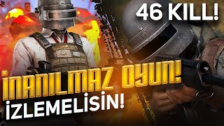 46 KİLL İNANILMAZ OYUN İZLEMELİSİN  PUBG [upl. by Vevina]