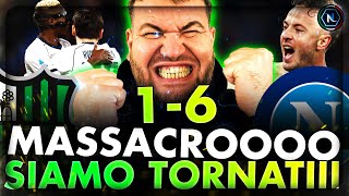 💥SIAMO TORNAAATIIIIIII💥 REACTION SASSUOLO vs NAPOLI 16💙 [upl. by Yarled]