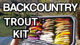 Backcountry Trout Fishing Kit  Lures I Use To Catch Trout [upl. by Jehovah]