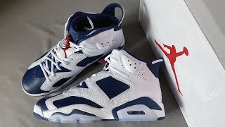 Jordan 6 Retro Olympic 2024 CT8529 164 Review [upl. by Louth]