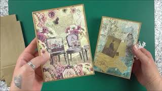 Vintage Junk Journals DIY Cover amp Bindung  Das Tinchen [upl. by Jarrad]