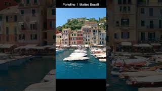 Portofino  Matteo Bocelli music travel 4k italy matteobocelli beautiful cover [upl. by Klement]