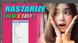 How to rastarize in Photoshop [upl. by Thesda]