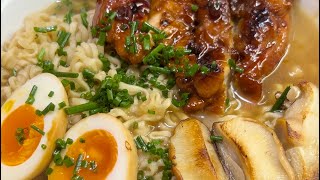 Cómo hacer ramen de pollo [upl. by Lougheed]