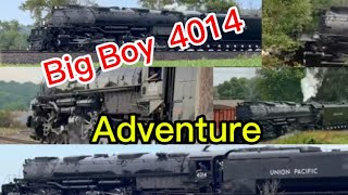 June 28 Big Boy 4014 adventure 4014 traingang train includes stalled train [upl. by Durgy321]