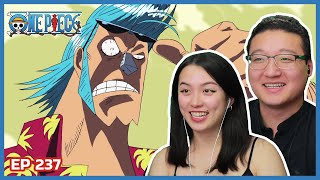 FRANKY REVEALS HIMSELF  One Piece Episode 237 Couples Reaction amp Discussion [upl. by Aniad]