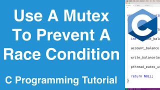 Mutex Introduction pthreads  C Programming Tutorial [upl. by Vickey546]