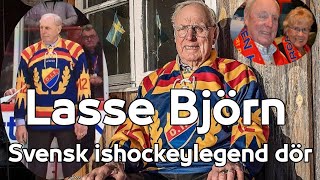 Ishockeylegenden Lasse Björn har avlidit vid 92 års ålder [upl. by Niro]