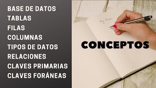 Introducción y conceptos básicos de Bases de Datos [upl. by Ycnej875]