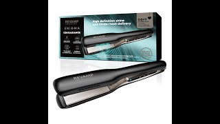 Revamp Professional  Enigma Wide Ionic Radiance Ceramic Hair Straightener ST3000 [upl. by Palermo]