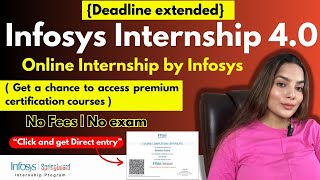 Infosys Springboard Internship 40  Infosys Free Certification Courses  Online Internships [upl. by Ahsaz]