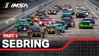 2024 Mobil 1 Twelve Hours of Sebring  Part 1  WeatherTech SportsCar Championship  Sebring FL [upl. by Aenal]