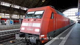 Eisenbahnverkehr in Bremen Hbf [upl. by Makell]