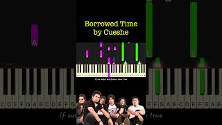 Borrowed Time by Cueshe piano cover  sheet music amp lyrics [upl. by Kawai]