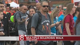 More than a thousand people raise money for Multiple Sclerosis in West Haven [upl. by Matheson]