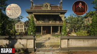 Brontes Mansion Exploration  RDR2 [upl. by Ahtanoj]