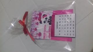 COMO MONTAR MINI CALENDÁRIO PERSONALIZADO [upl. by Winifred262]