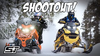 2024 TwoStroke Turbo Trail Sled SHOOTOUT Patriot Boost vs 850 Turbo R [upl. by Wade]