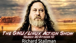 Richard Stallman  GNULAS  s20e10 [upl. by Ahselet]