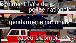 comment faire du rp police nationale gendarmerie nationale sapeurs pompiers sur brokaven [upl. by Marilyn74]