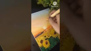 Varnishing my acrylic painting shorts painting varnishing youtubeshorts viral diy [upl. by Llenaj957]