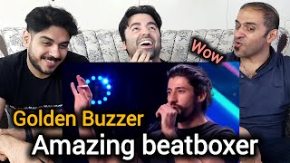 BGT BEATBOX GOLDEN BUZZER Britain’s Got Talent  Pyramids Loopstation  MB14  Reaction [upl. by Htnicayh]