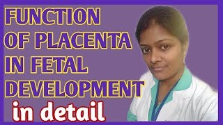 Function of placenta during pregnancy lecture in hindi  Placenta function in fetal development [upl. by Maeve]