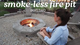 HOW TO BUILD A SMOKELESS FIRE PIT PART TWO Another inexpensive find on Marketplace [upl. by Ingrim]