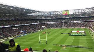 Jerusalem by Faryl Smith at Twickenham ahead of England be Ireland in the 2020 Six Nations [upl. by Belldame]