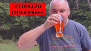 How to Make Cider  My 20 Dollar Cider Press [upl. by Rudie]