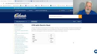 CFM Using Electric Heat Rise [upl. by Sioled]