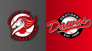 WCBL  0629 Medicine Hat Mavericks 5 vs Okotoks Dawgs 6 [upl. by Maura]