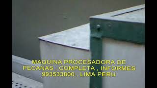 MAQUINA PROCESADORA DE PECANAS LIMA PERU  INFORMES 993533800 [upl. by Einolem]